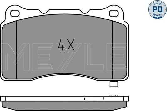 RENAULT 41 06 063 19R - Σετ τακάκια, δισκόφρενα parts5.com