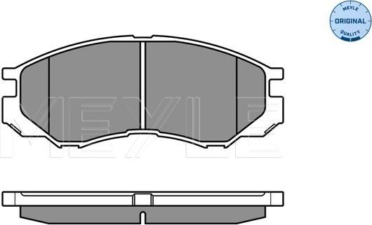 Meyle 025 232 9015/W - Juego de pastillas de freno parts5.com