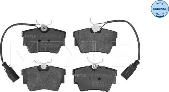 Meyle 025 232 2416/W - Brake Pad Set, disc brake parts5.com