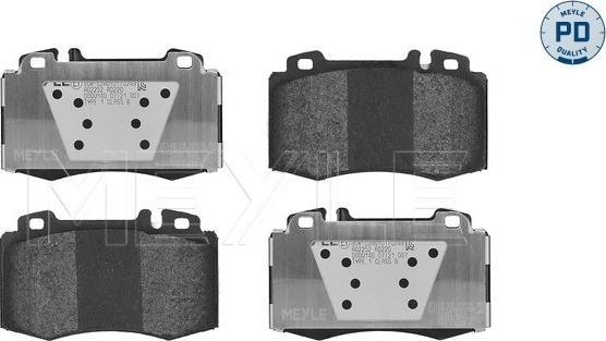 Meyle 025 232 7117/PD - Brake Pad Set, disc brake parts5.com