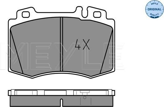 Meyle 025 232 7117 - Brake Pad Set, disc brake parts5.com