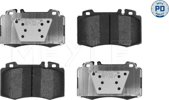 Meyle 025 237 4517/PD - Brake Pad Set, disc brake parts5.com