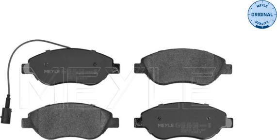 Meyle 025 237 1119 - Brake Pad Set, disc brake parts5.com