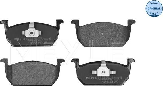 Meyle 025 226 3117 - Brake Pad Set, disc brake parts5.com