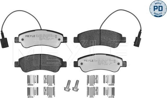 Meyle 025 220 4119/PD - Σετ τακάκια, δισκόφρενα parts5.com