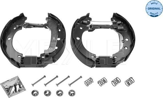 Meyle 16-14 533 0024/K - Комплект тормозных колодок, барабанные parts5.com