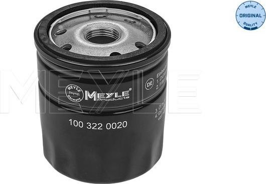 Meyle 100 322 0020 - Filtro de aceite parts5.com