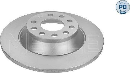 Meyle 115 523 0027/PD - Brake Disc parts5.com