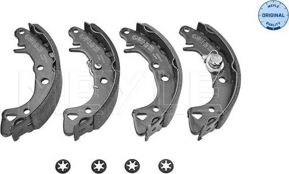 Meyle 11-14 533 0017 - Jeu de mâchoires de frein parts5.com