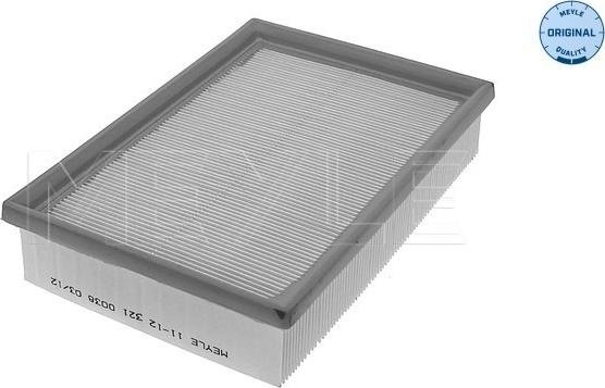 Meyle 11-12 321 0038 - Vzduchový filter parts5.com