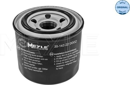 Meyle 35-14 322 0002 - Filtar za ulje parts5.com