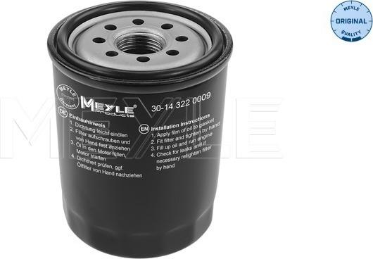 Meyle 30-14 322 0009 - Õlifilter parts5.com