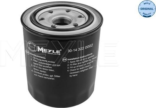 Meyle 30-14 322 0002 - Filtr oleju parts5.com