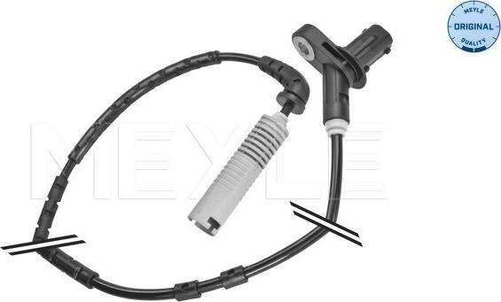 Meyle 314 800 0048 - Sensor, revoluciones de la rueda parts5.com