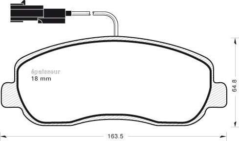 Valeo 302401 - Komplet kočnih obloga, disk kočnica parts5.com