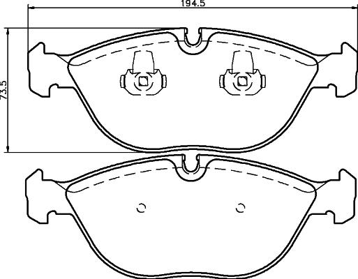 Mintex MDB1746 - Piduriklotsi komplekt,ketaspidur parts5.com