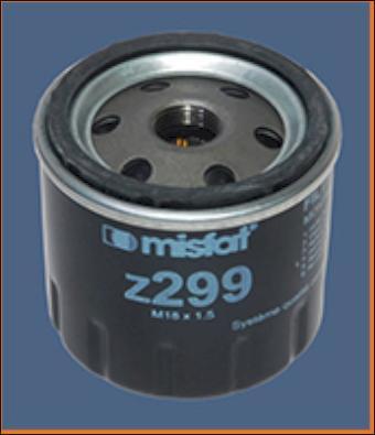 MISFAT Z299 - Filter za ulje parts5.com