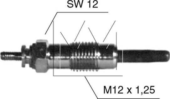 Monark 090 507 001 - Kızdırma bujisi parts5.com