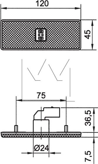 Monark 098221363 - Bočna svjetla za označavanje parts5.com