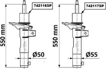 Monroe 742117SP - Амортизатор parts5.com