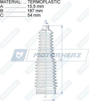 Motorherz RDZ0571MG - Manžetna, upravljanje parts5.com