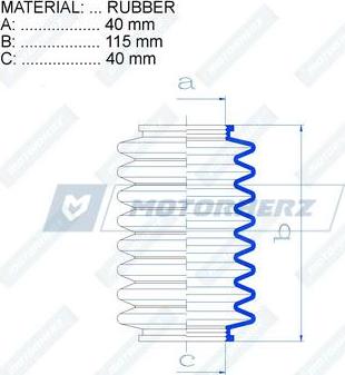 Motorherz RDZ0164MG - Osłona, system kierowania parts5.com