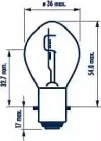 Narva 49531 - Крушка с нагреваема жичка, фар за дълги светлини parts5.com