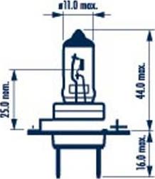 Narva 486383000 - Λυχνία, μεγάλα φώτα parts5.com