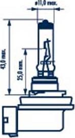 Narva 480783000 - Λυχνία, μεγάλα φώτα parts5.com