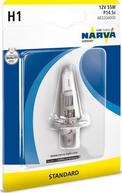 Narva 483204000 - Крушка с нагреваема жичка, фар за дълги светлини parts5.com