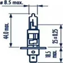 Narva 48334 - Bec, far pentru viraje parts5.com