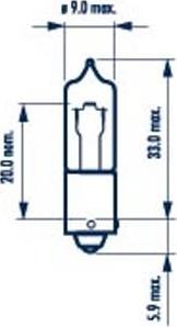 Narva 681913000 - Żiarovka pre smerové svetlo parts5.com