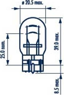 Narva 179193000 - Izzó, villogó parts5.com