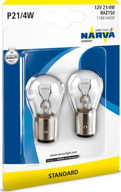 Narva 178814000 - Ampul, fren / arka stop lambası parts5.com