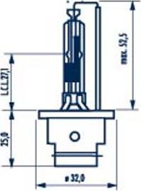 Narva 840063000 - Żarówka, reflektor dalekosiężny parts5.com