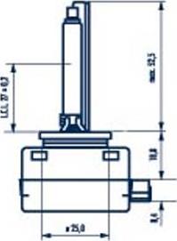 Narva 840103000 - Bec, far faza lunga parts5.com