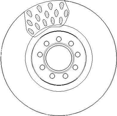 TRW DF4984S - Спирачен диск parts5.com