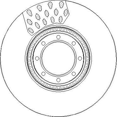 INTERBRAKE SDK6516 - Спирачен диск parts5.com