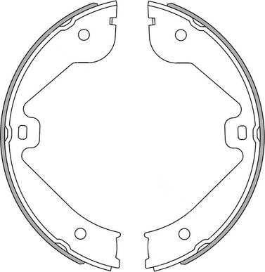 NATIONAL NS4038 - Brake Shoe Set parts5.com