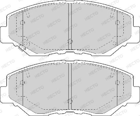 Oyodo 10H4043-OYO - Fékbetétkészlet, tárcsafék parts5.com