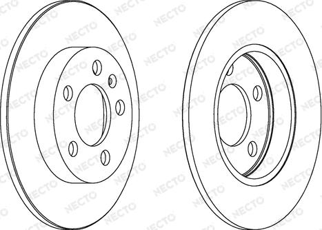 KRAFT AUTOMOTIVE 6050220 - Спирачен диск parts5.com