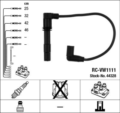 NGK 44328 - Juego de cables de encendido parts5.com