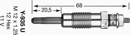 NGK 4791 - Hehkutulppa parts5.com