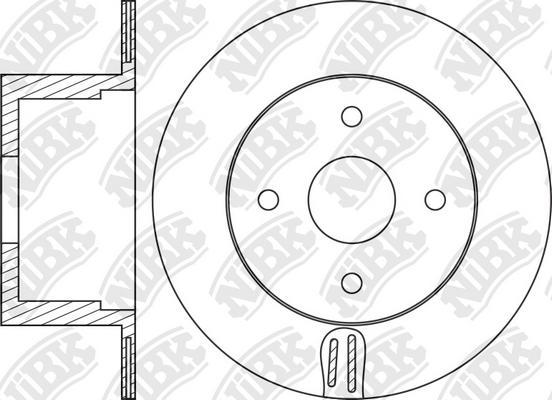 SNR KF155.77U - Bremsscheibe parts5.com