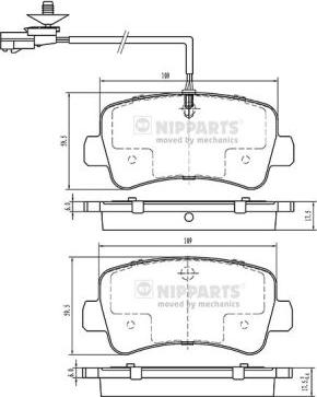 Valeo 302407 - Jarrupala, levyjarru parts5.com