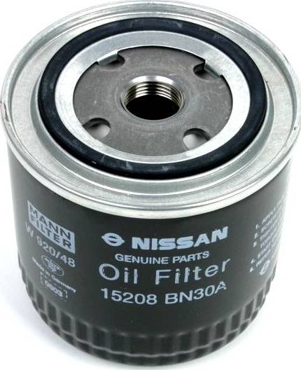 NISSAN 15208-BN30A - Filter za ulje parts5.com