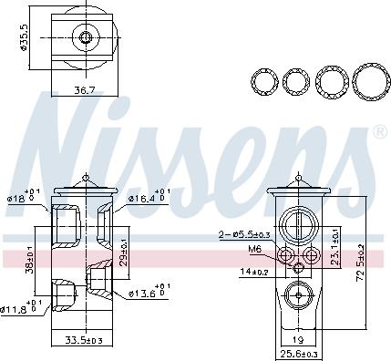 Nissens 999452 - Ekspansiooniklapp,kliimaseade parts5.com