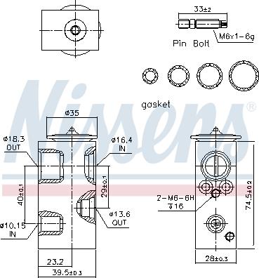 Nissens 999342 - Ekspanzijski ventil, klimatska naprava parts5.com