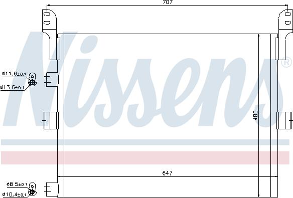 Nissens 94918 - Kondenzator, klimatska naprava parts5.com