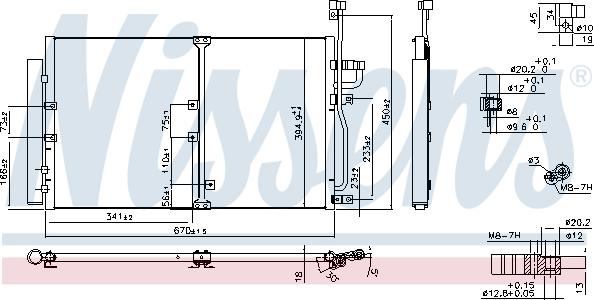 Nissens 94977 - Condensador, aire acondicionado parts5.com